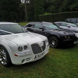 The wedding cars our team used
