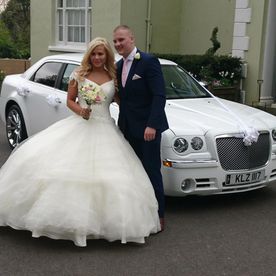 Our baby bentley being used for a wedding