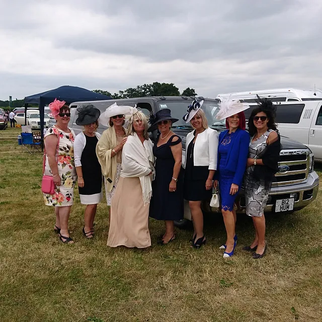 A group of women at the races