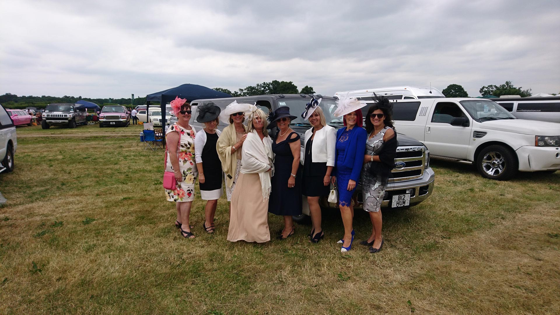 A group of women at the races