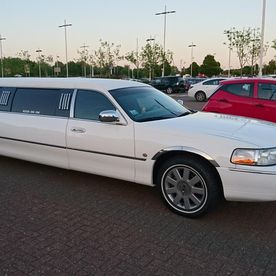 Our classic white crush limo